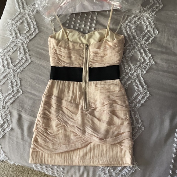 Blush linen Miss Me Couture dress - Picture 2 of 3